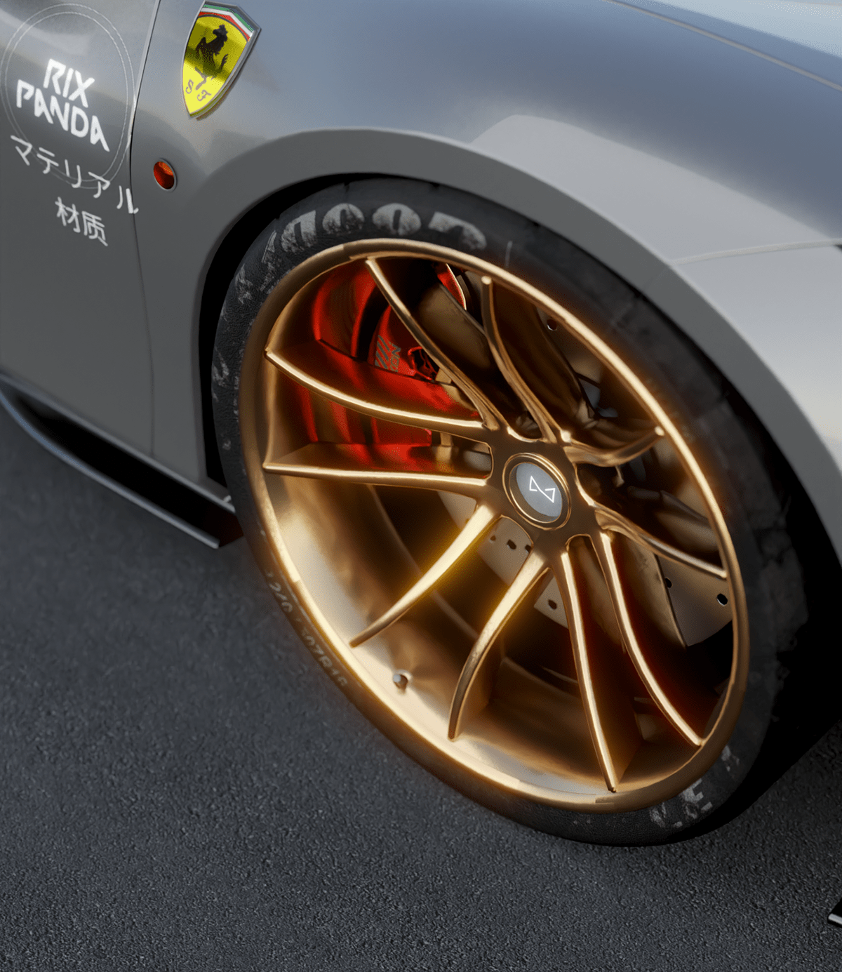 3D automotive   blender blender3d car CGI modeling Render Rims wheels