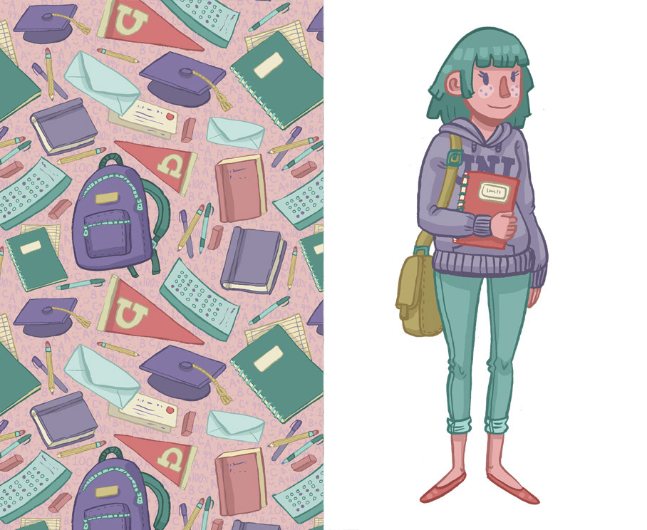 teen girl Patterns characters