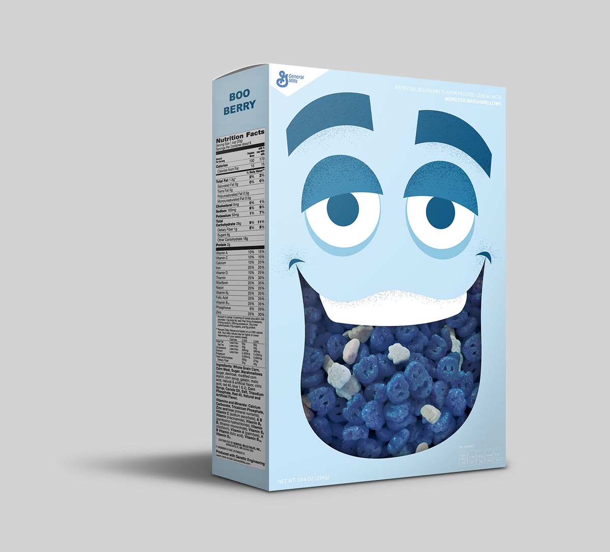 Rebrand Packaging Cereal countchocula booberry Frankenberry design ILLUSTRATION  branding 