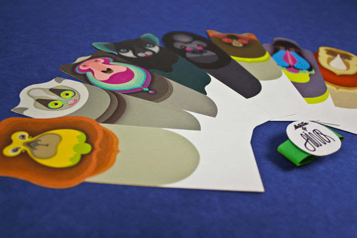#monkey #bookmark #prints #colorful