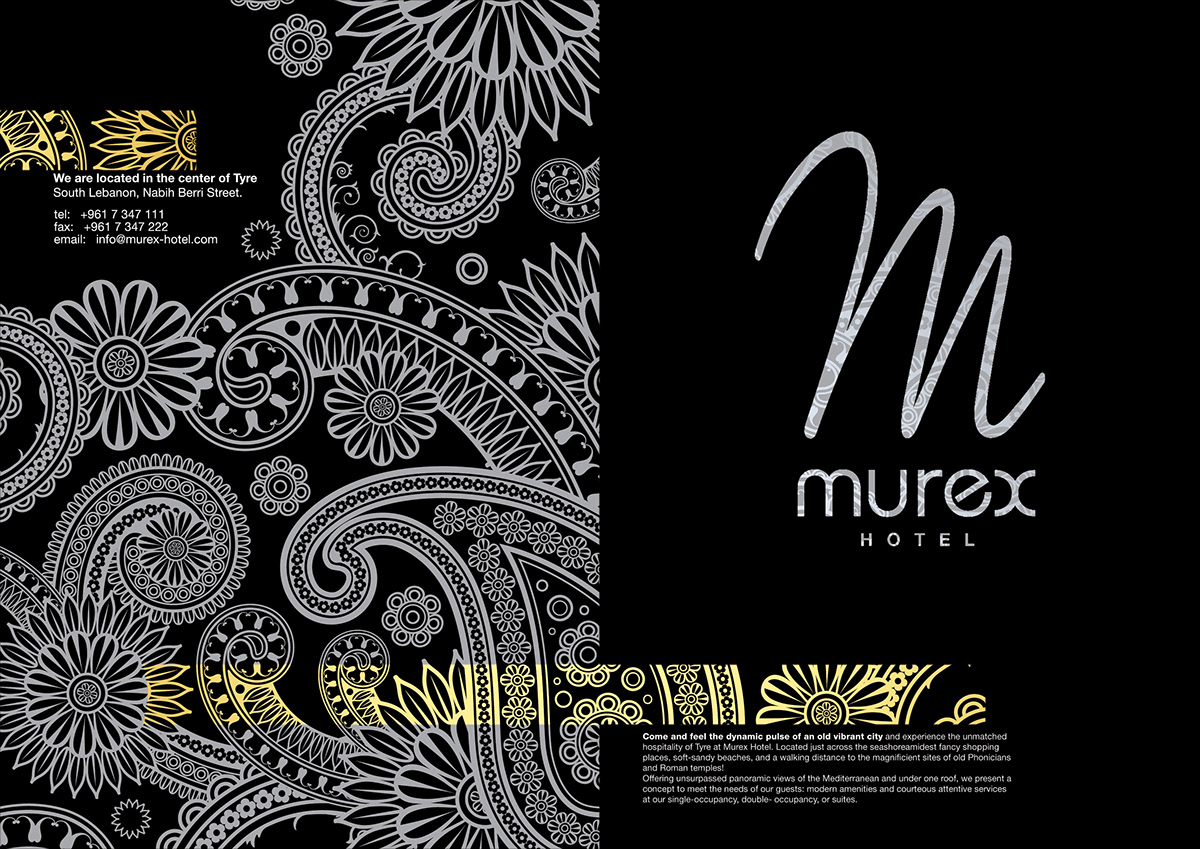 murex print composition lebanon brosure magazine