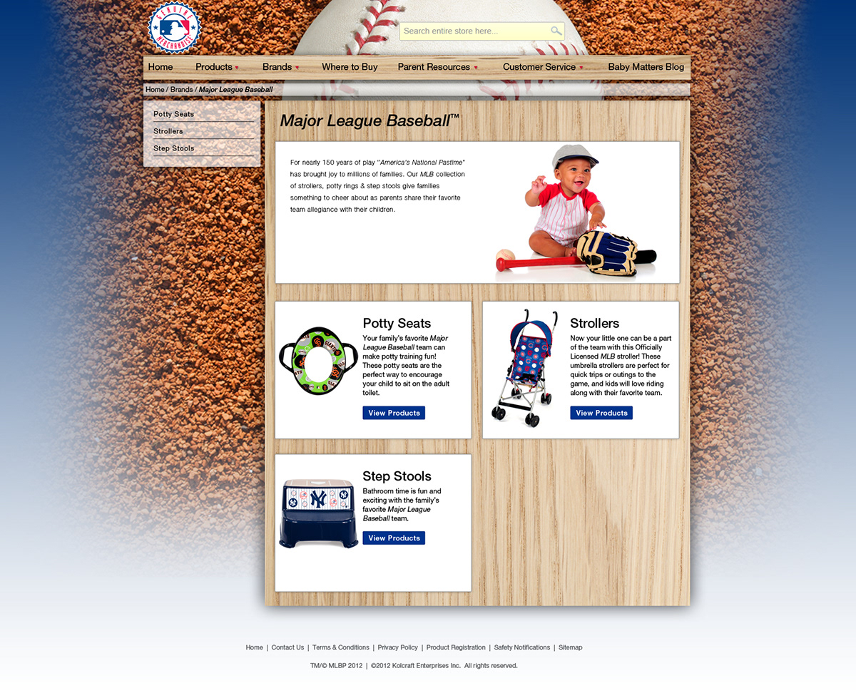 mlb baseball Website