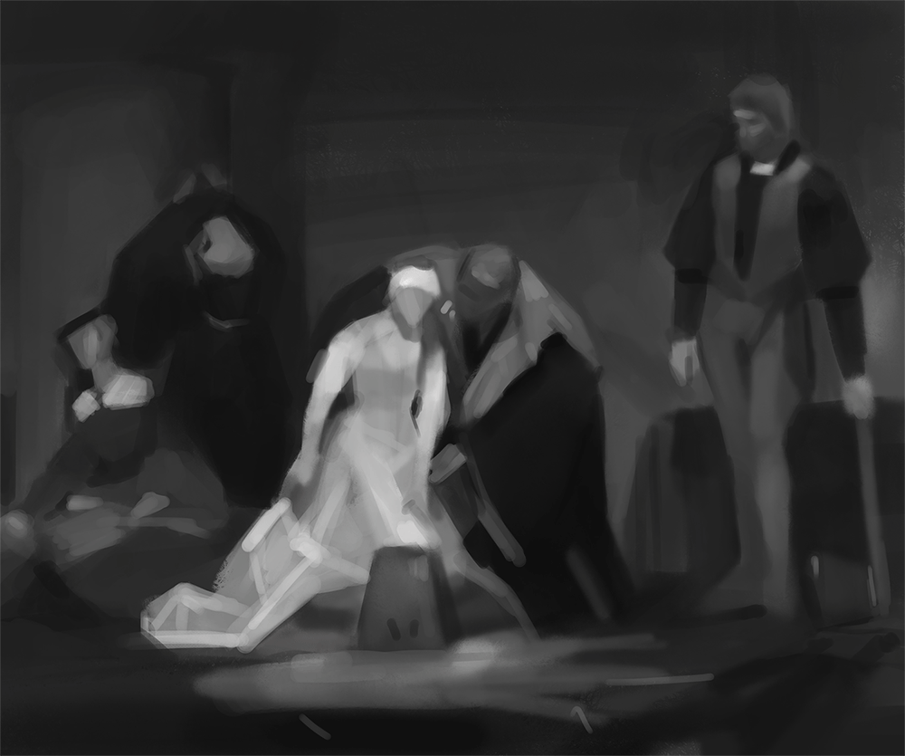 value study master copy painting   painting process