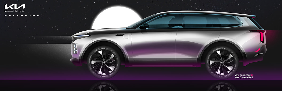 sketch Adobe Photoshop sketchbook pro Render car design renault concept car