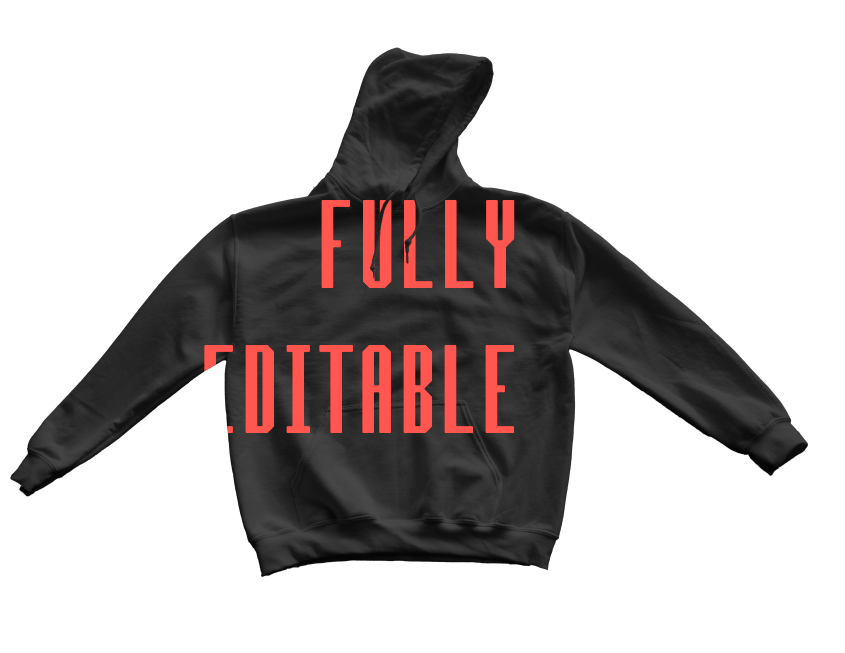 Gildan hoodie mock Mockup psd streetwear