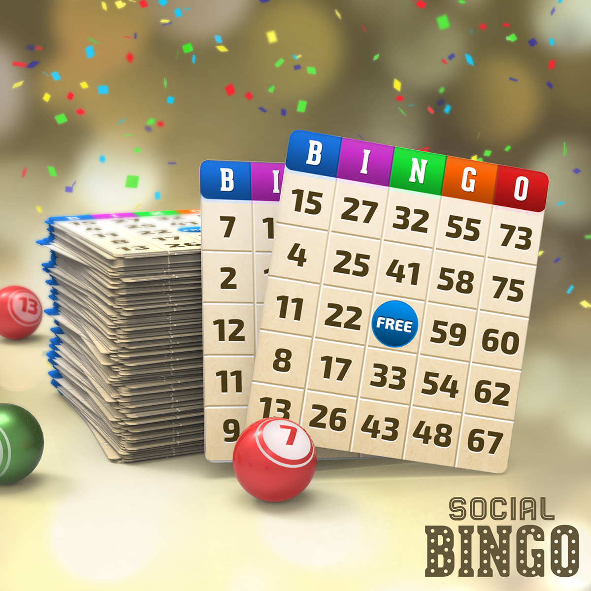 bingo game facebook onlinegame online UI ux Icon Players Flash