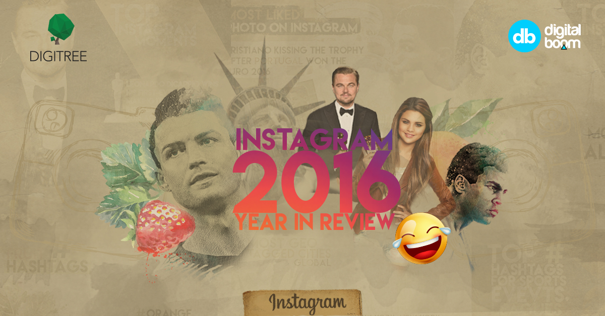instagram design infograph year 2016