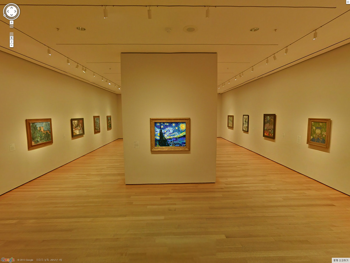 pixel pixelart 8bit google museum Gogh virtual digital Project