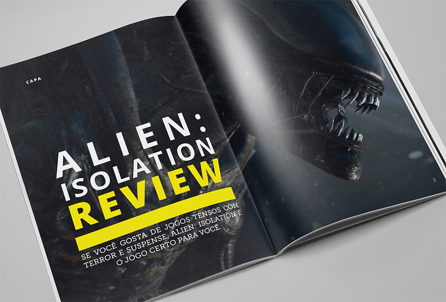 Videogames Games magazine design alien isolation crossing Xing crossing magazine xing magazine Bayonetta 2 The Evil Within game magazine games magazine diagramation logo