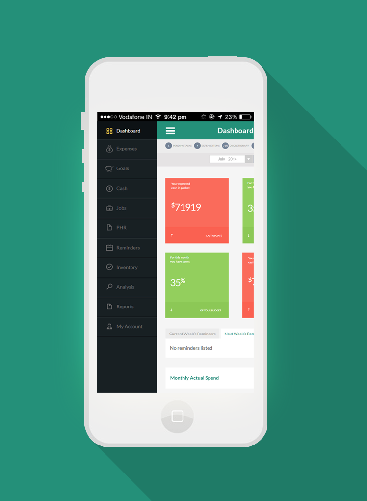 design Webdesign UI ux menu flat mobile app ios psd