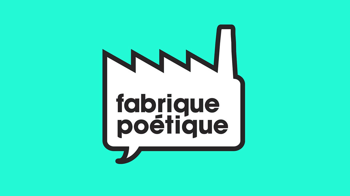 Fabrique poetique identity visual business card logo stationary clever Roll Up letterhead clean minimalistic turquoise avant garde graphic Theatre