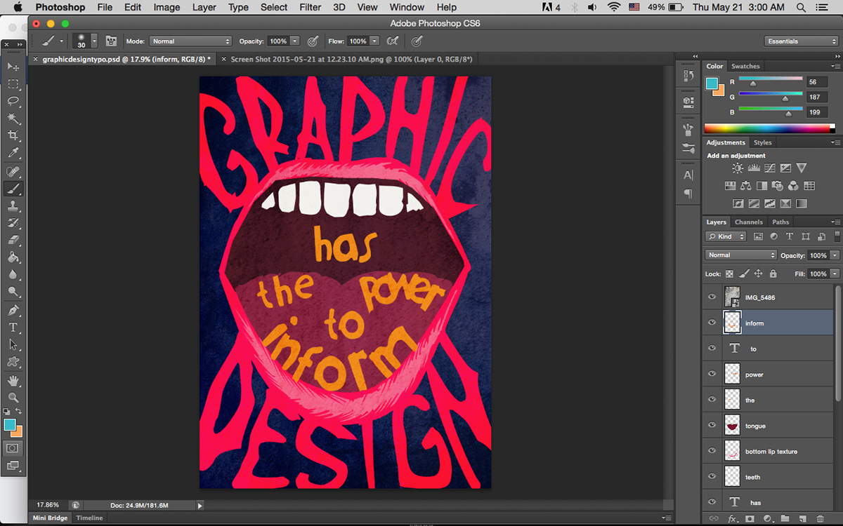 graphic design Mouth lips