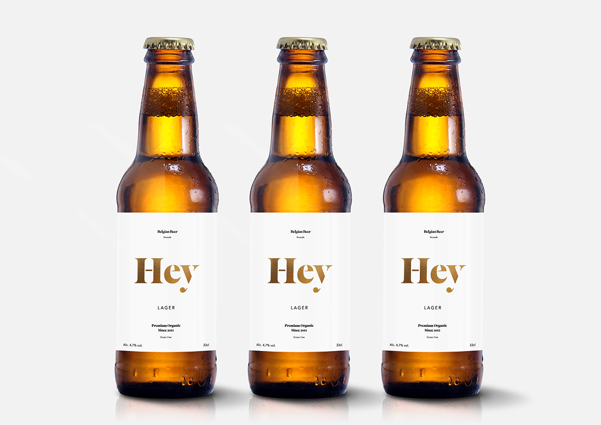 beer Pack brewery simplicity Project student hey lager package organic belgian