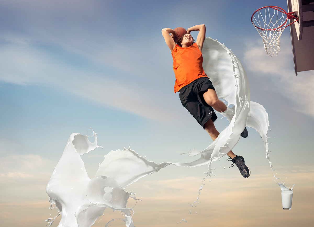 milk Liquid splash jump healthy spray drops sport lifestyle