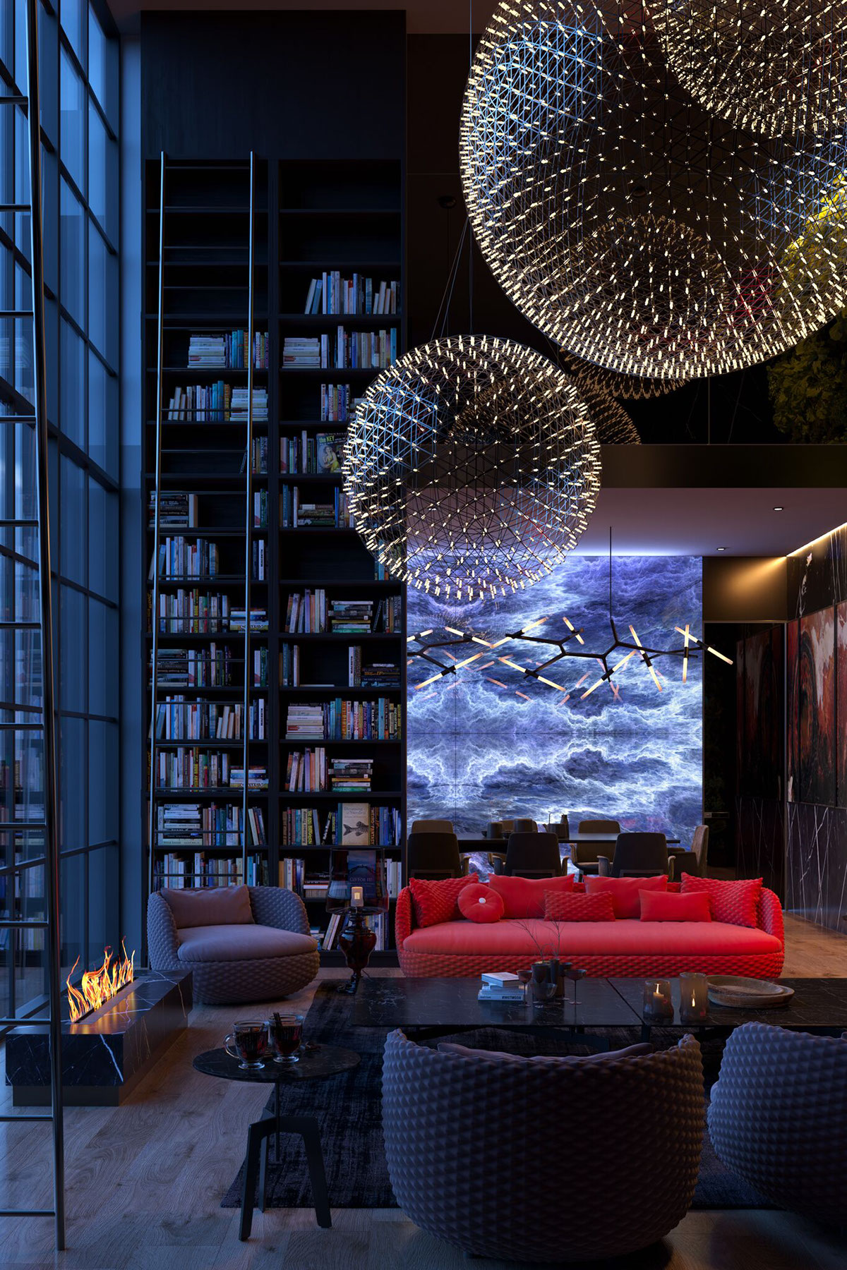 design Interior igorsirotov MOOOI kiev ukraine dubai UAE Minimalism contemporary poliform Marble red night architecture дизайн дизайн интерьера Киев липки