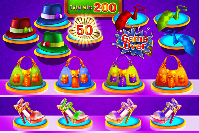 casino game graphics art graphic design roulette slot Fun colorful joy trendy