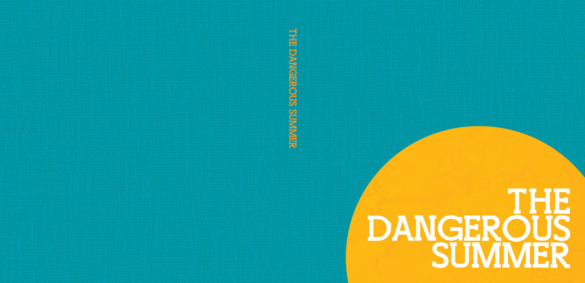 the dangerous summer Lyrics book design typography experimentation long document