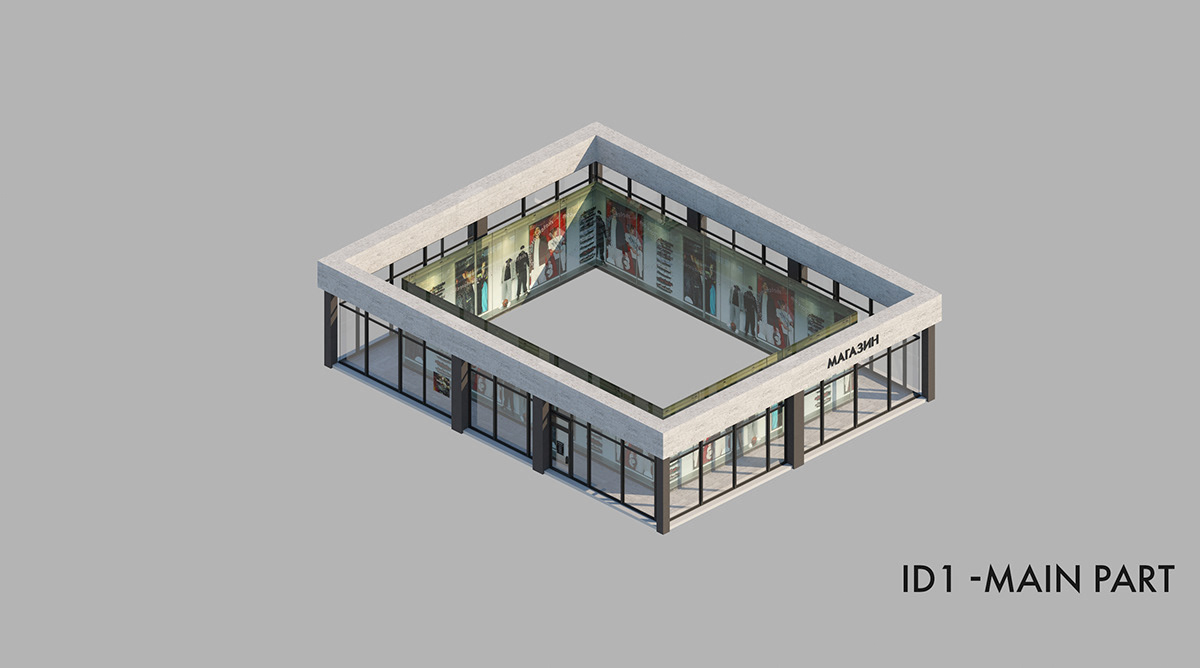 3dsmax corona railclone free template buildings exterior parametric