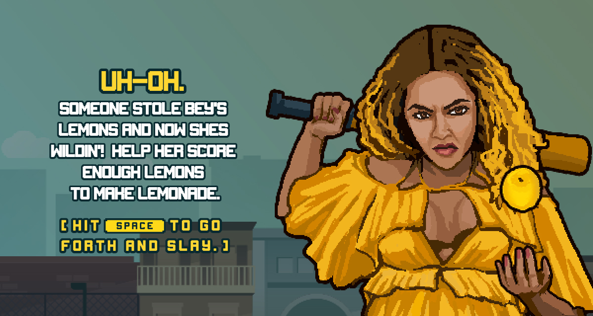 lemonade rage game design ILLUSTRATION  Character Sprite animation  8-bit game-design