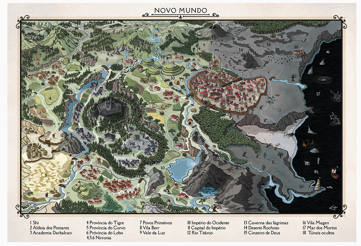 carthography fantasy fantasy book fantasyart fictional map medieval rpg infográficos