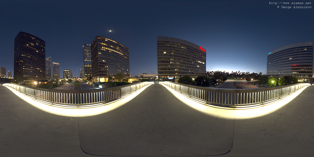 pano panorama HDRI HDR cityscape environment buildings reflections automotive   glass concrete night Day skyscraper bridge