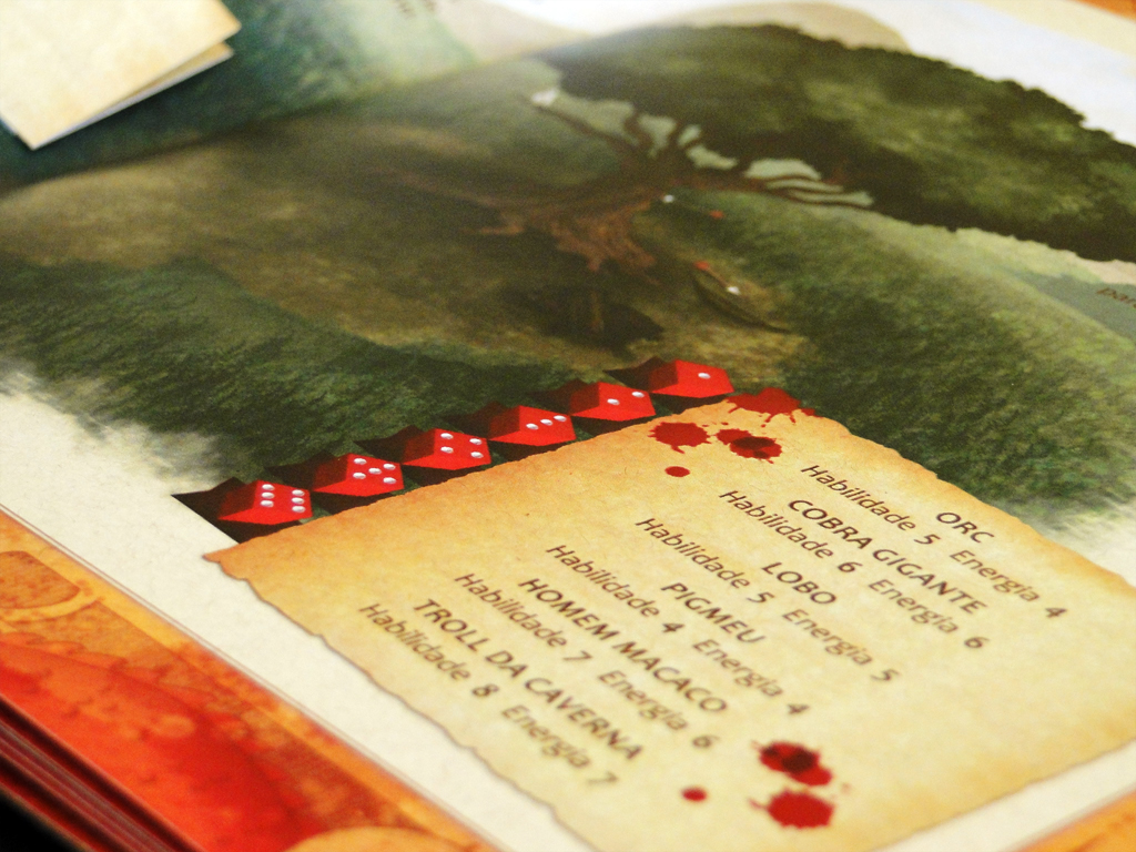 gamebook pop-up book design illustrations digital paint graphic project rpg game book