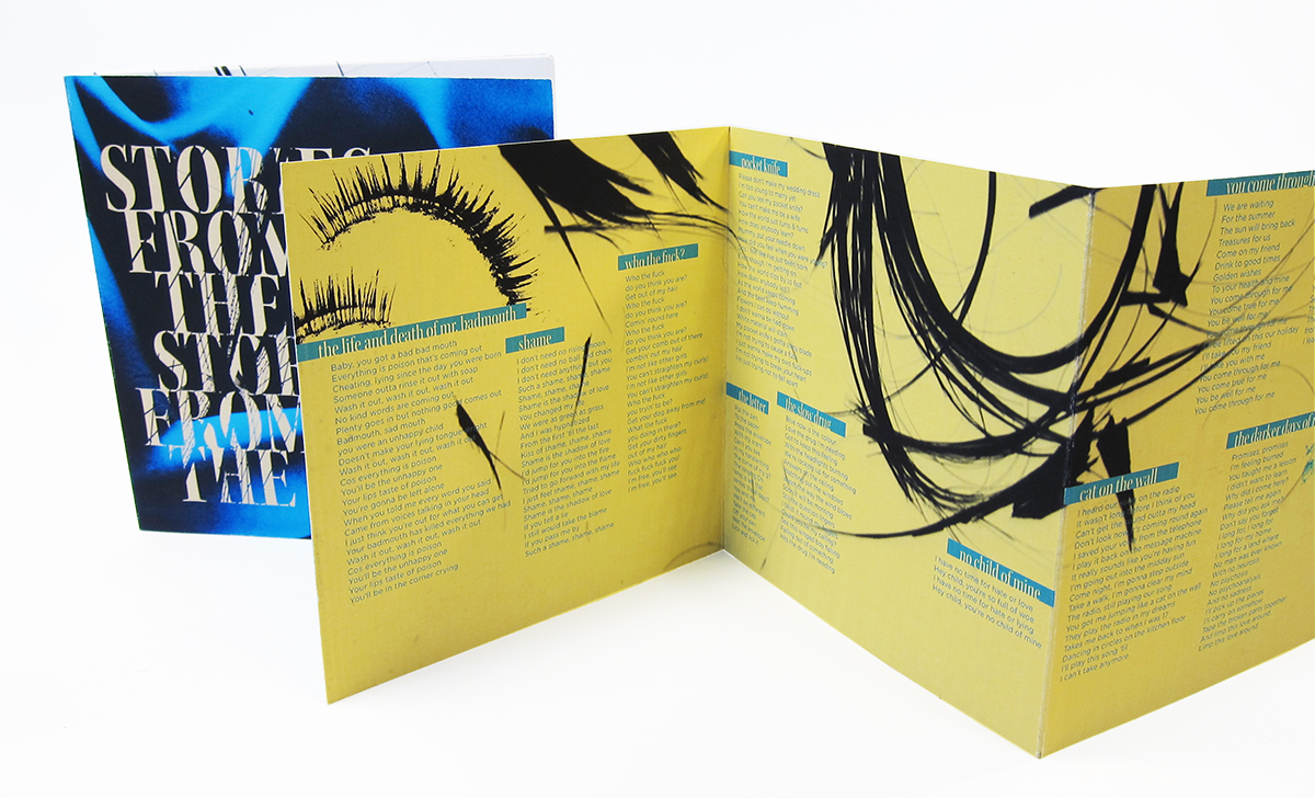 Adobe Portfolio PJ Harvey CD packaging
