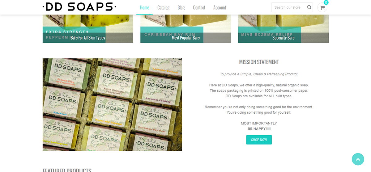 Web design wordpress soaps Website Project Canyons media