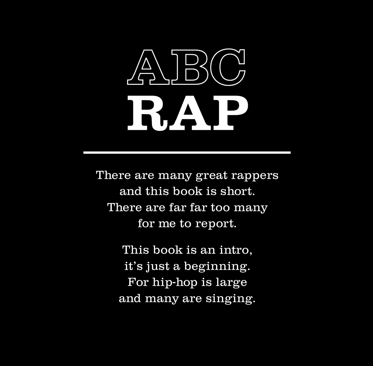 book design children's book kids book ABC ABCs hip hop rap