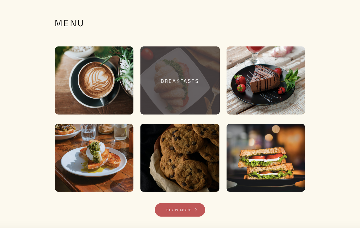 bakery cafe Figma UI UI/UX ux Web Design 