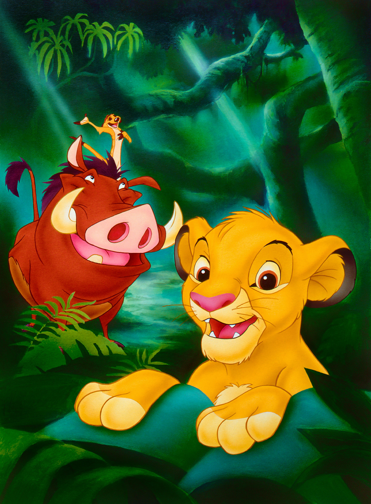 Lion King Timon And Pumbaa And Simba