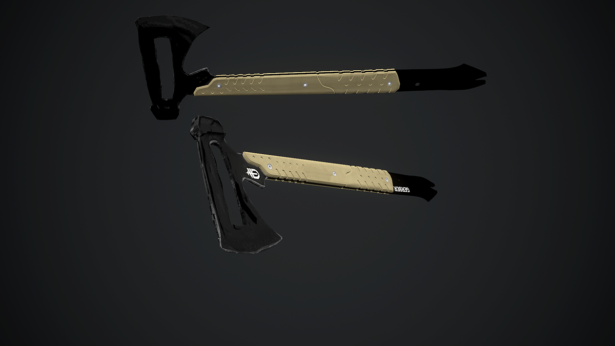 knife Blade tomahawk 3D gerber