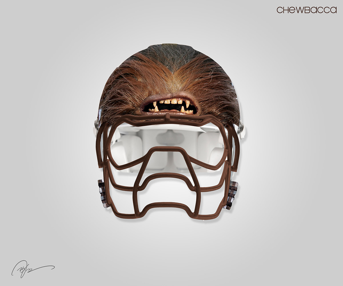 star wars football helmets football characters