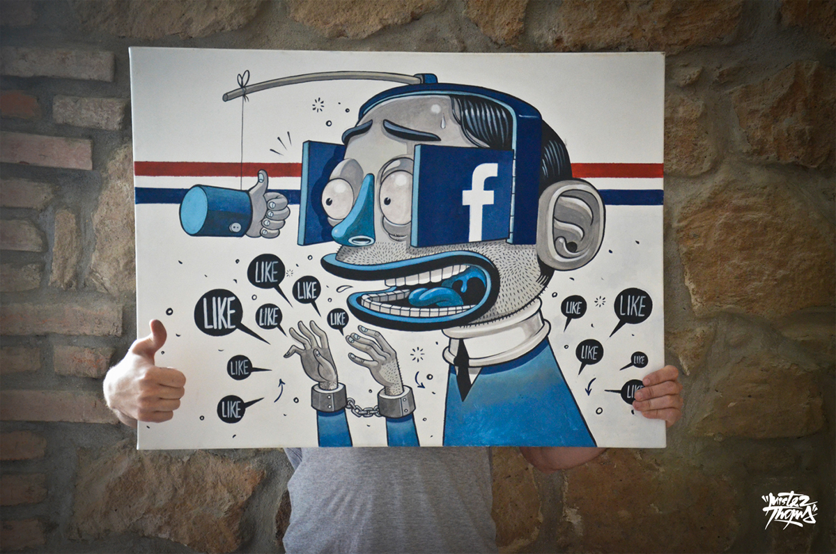 like a vision mister thoms  facebook Like canvas