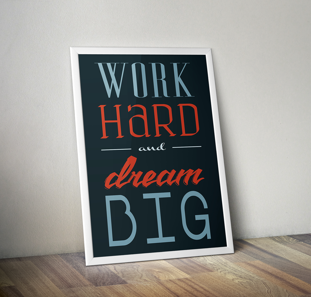 Poster Design poster wall art decor inspiration quote lettering word