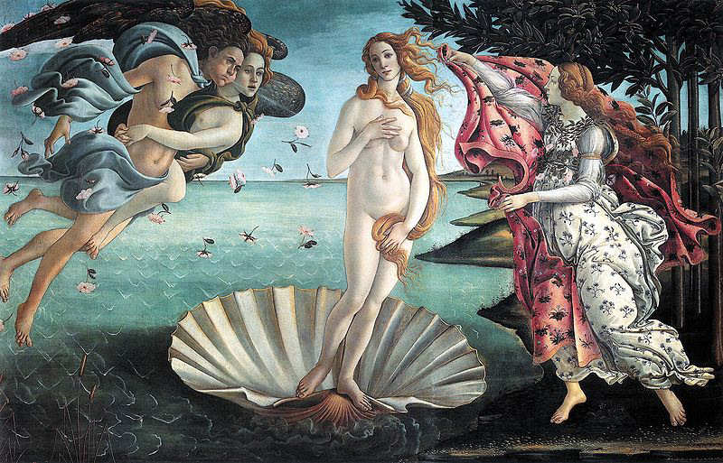 venus collage Paintings Renaissance birth grunge cupid mixed media