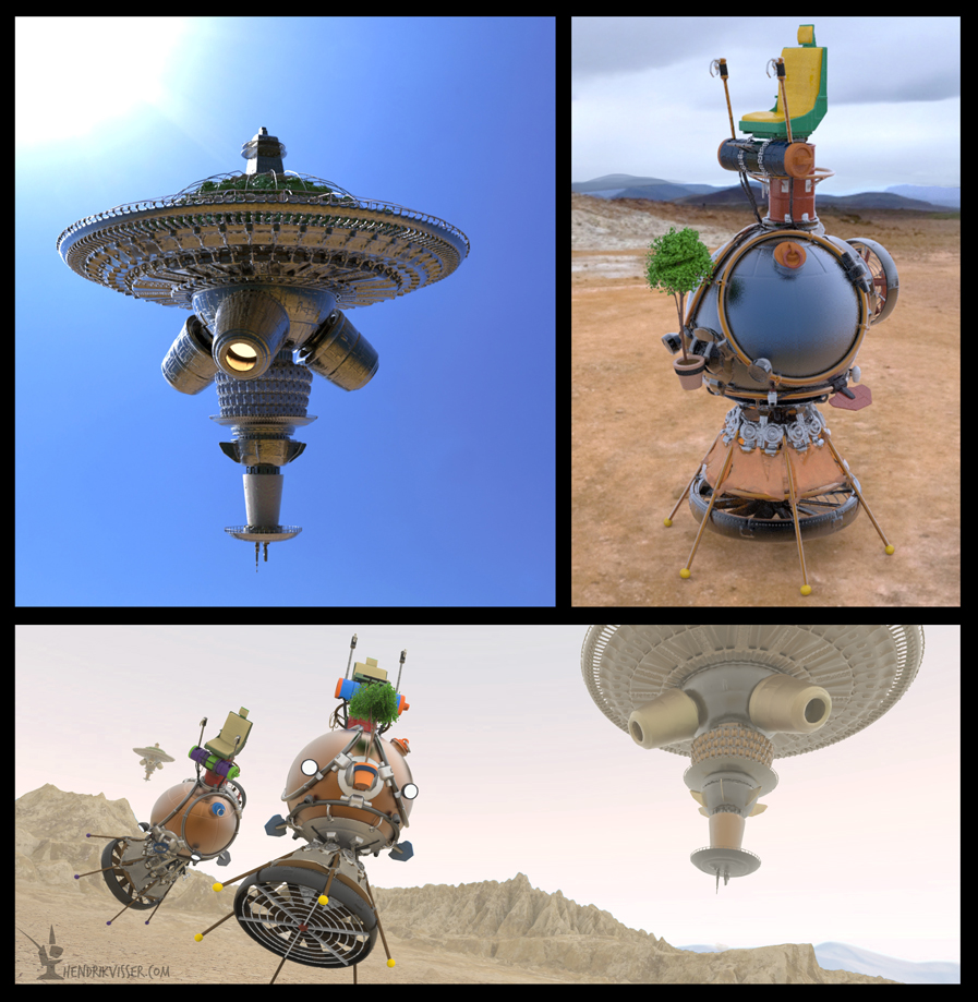 Chase Vehicle Transport desert Sun garden dry conceptart design 3D game art Attack action