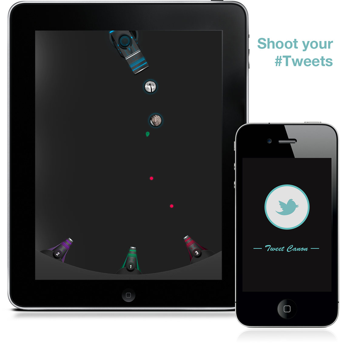iPad  iphone twitter installation game interactive htag Experience