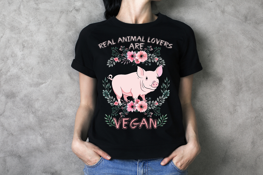 vegan free shirt Amazon design business t-shirt designer Mockup Fashion 