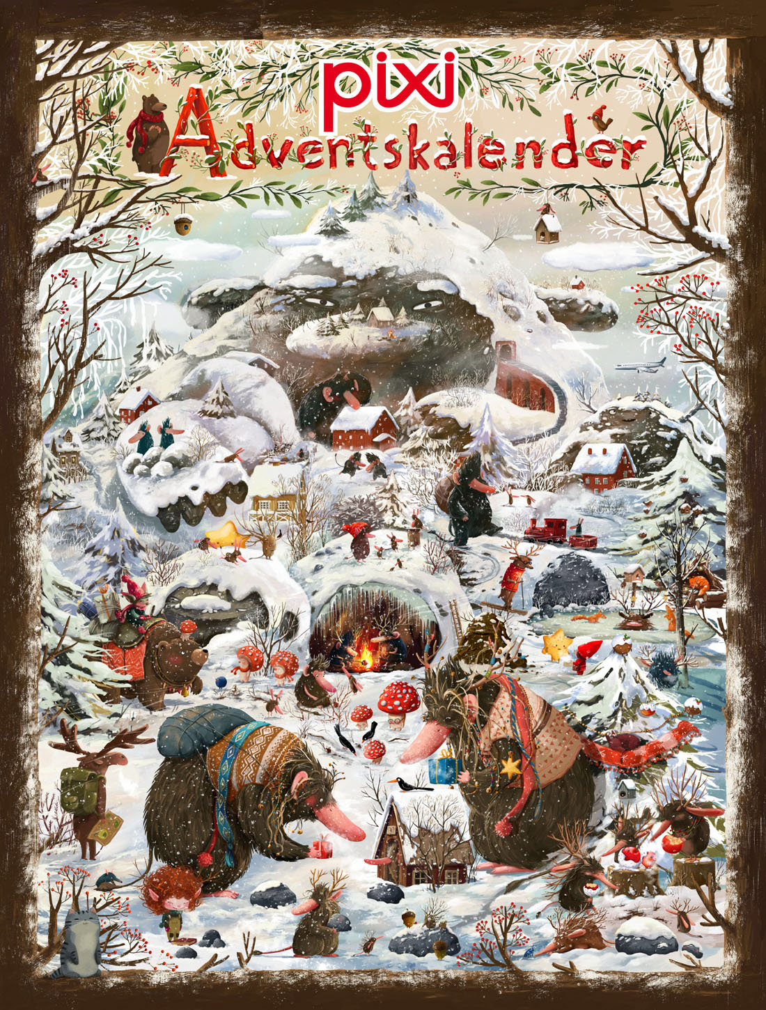 pixiadventskalender pixi Adventskalender ILLUSTRATION  childrenbooks calendar adventcalendar bonniercarlsen Sweden winter