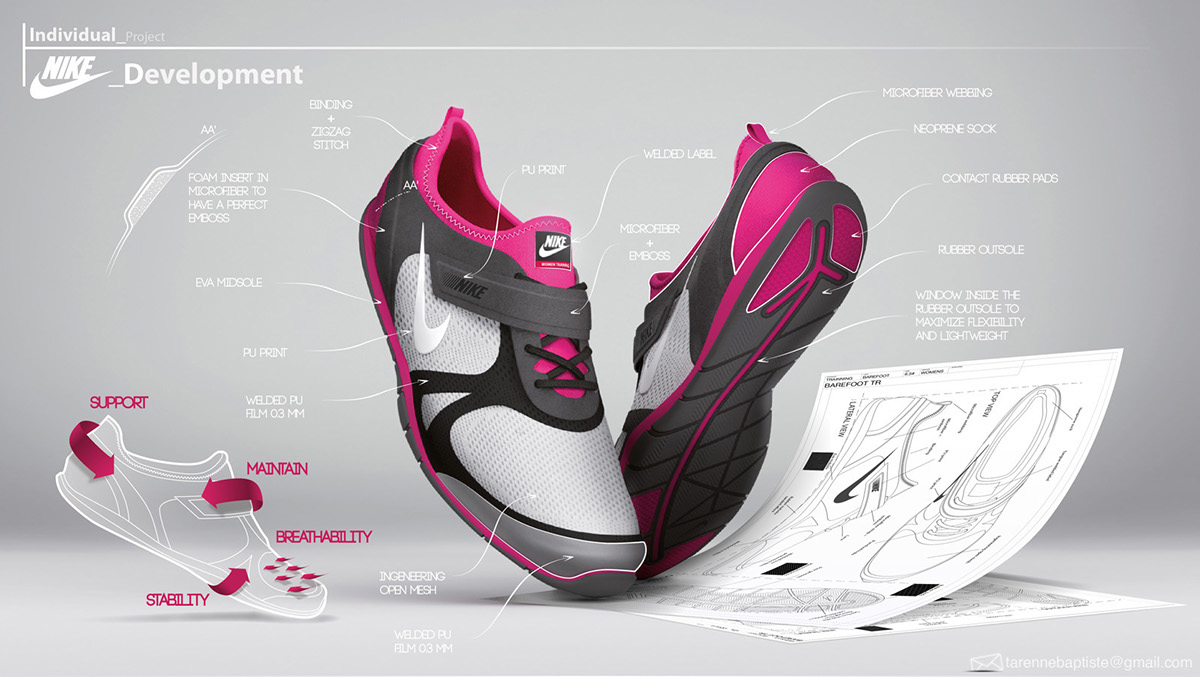 shoe footwear design Nike sport training