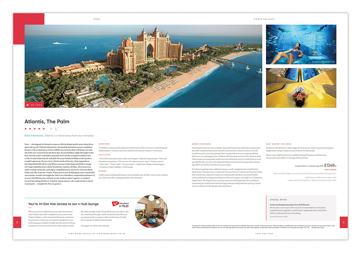 Adobe Portfolio brochure design brochure layouts brochures holiday brochures print design  Travel Travel Brochure travel industry Virgin Holidays