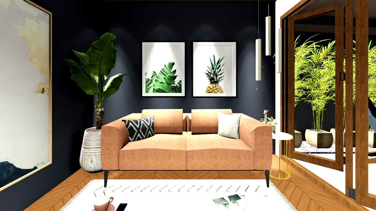 Bondi penthouse Australia apartment 3d render