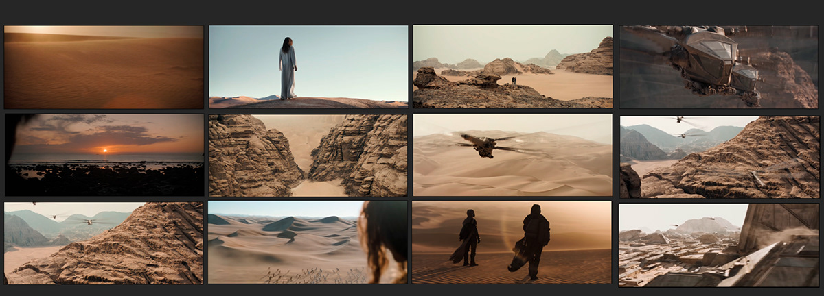 Landscape concept art dune Scifi Matte Painting desert Digital Art  cinematic photography CGI vfx