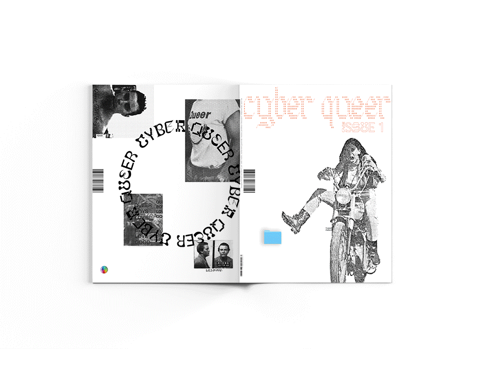 art direction  branding  cyber editorial design  graphic design  LGBTQ print design  queer Zine  Zine Design