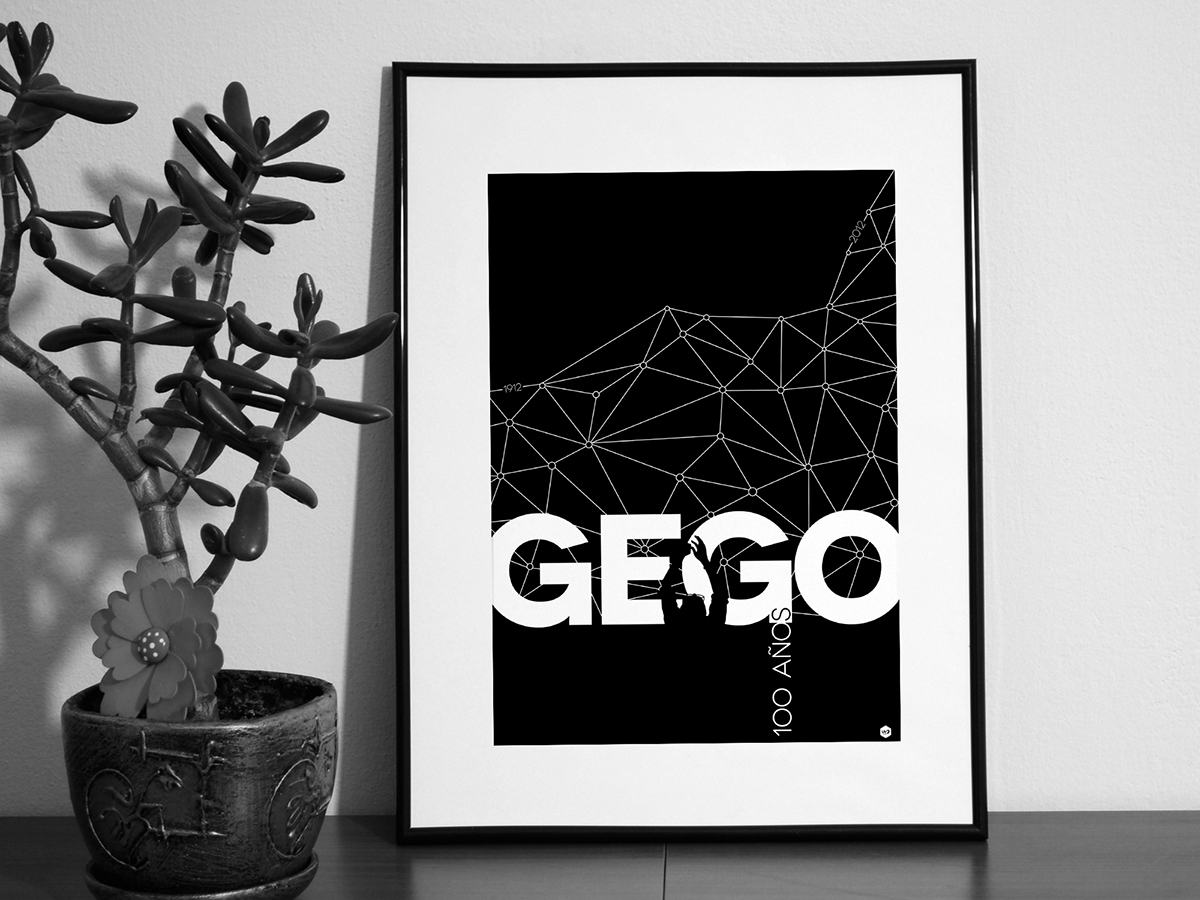 Gego poster design NEOLROND3 art