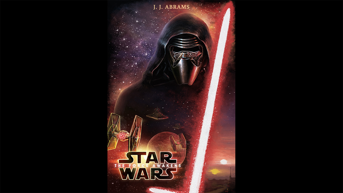 Starwars star Wars the force awekens Episode 7 IV poster Cinema digital painting artwork darth wader kylo ren fan