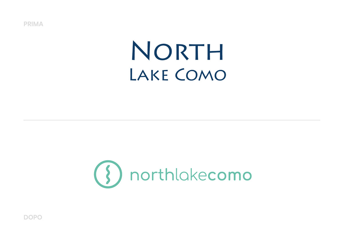 logo Logo Design RESTYLING lake como branding  city como north lake como