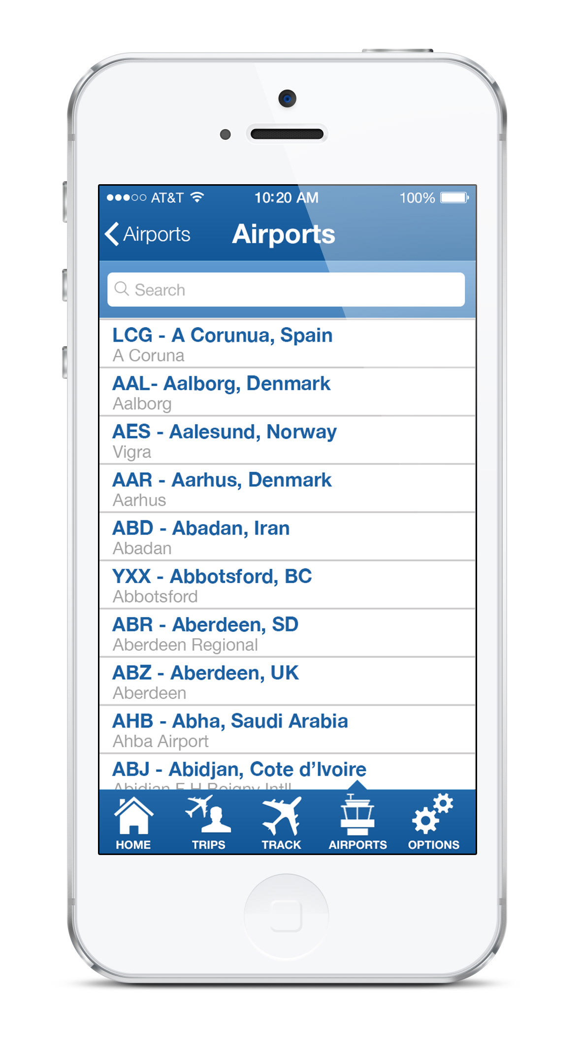FlightView redesign app mobile airport airplane