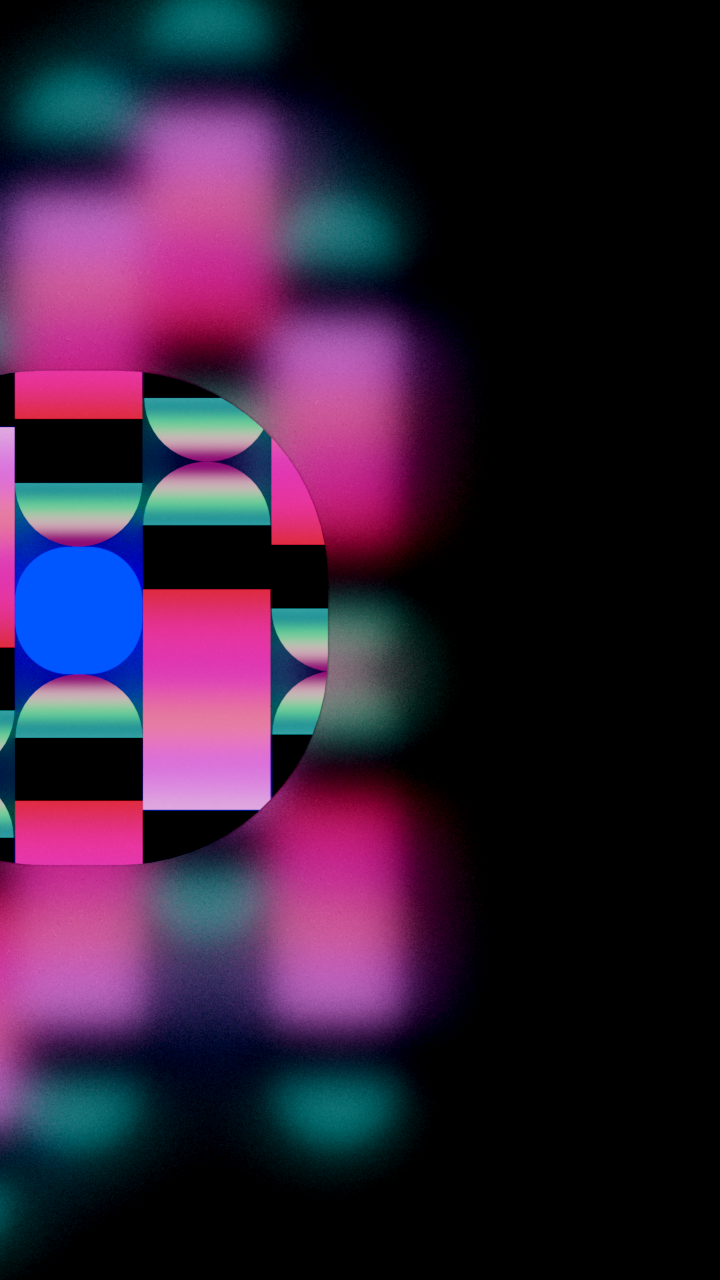 shapes geometric 3D Render color abstract gradient